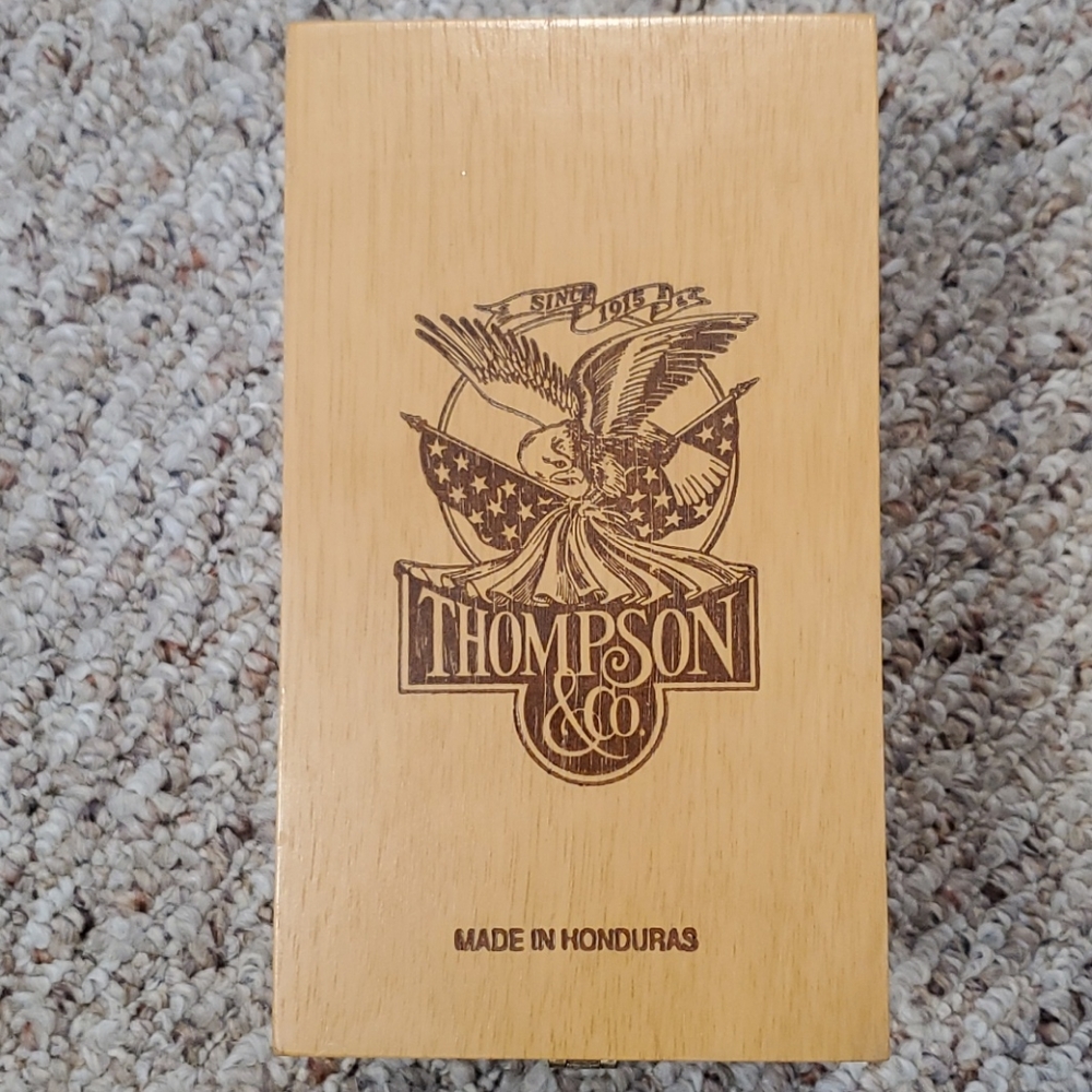 Thompson & Co. Churchill Wooden Cigar Box
